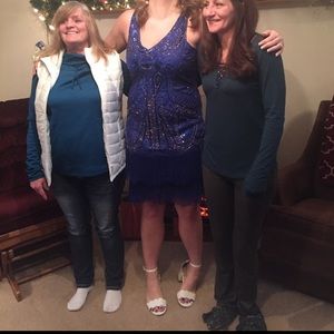 A homecoming fringe dress